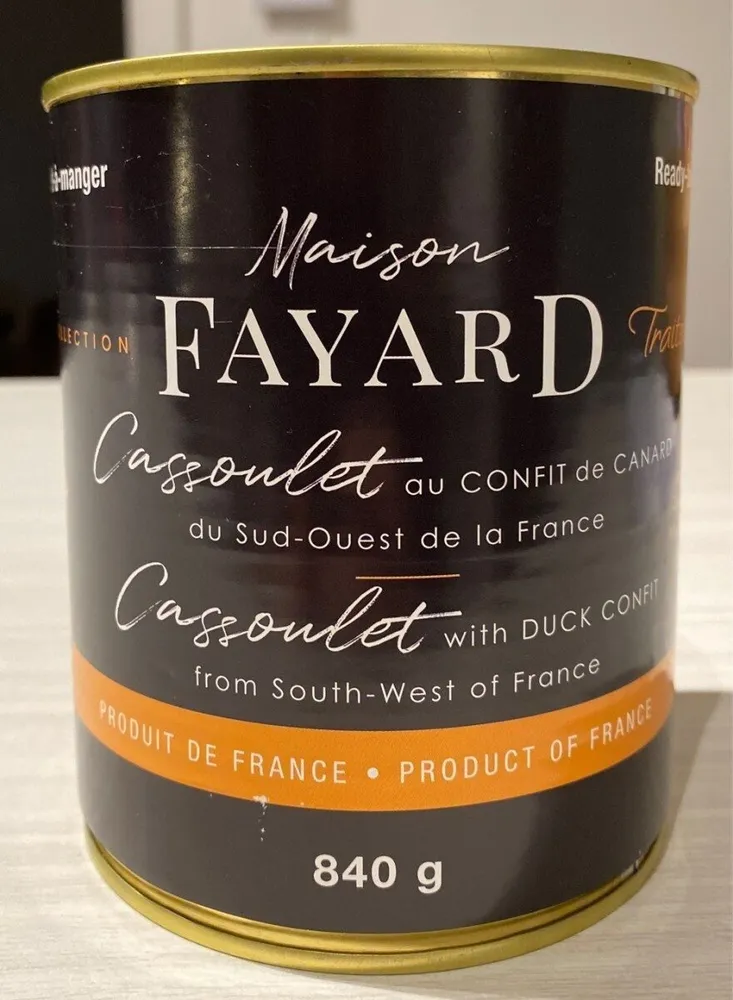 Cassoulet au confit de canard
