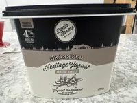 Grass Fed Heritage Yogurt