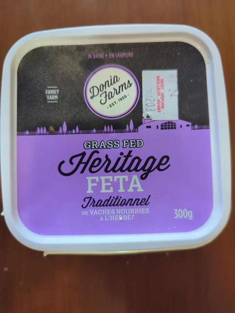 Grass Fed Heritage Feta Traditional
