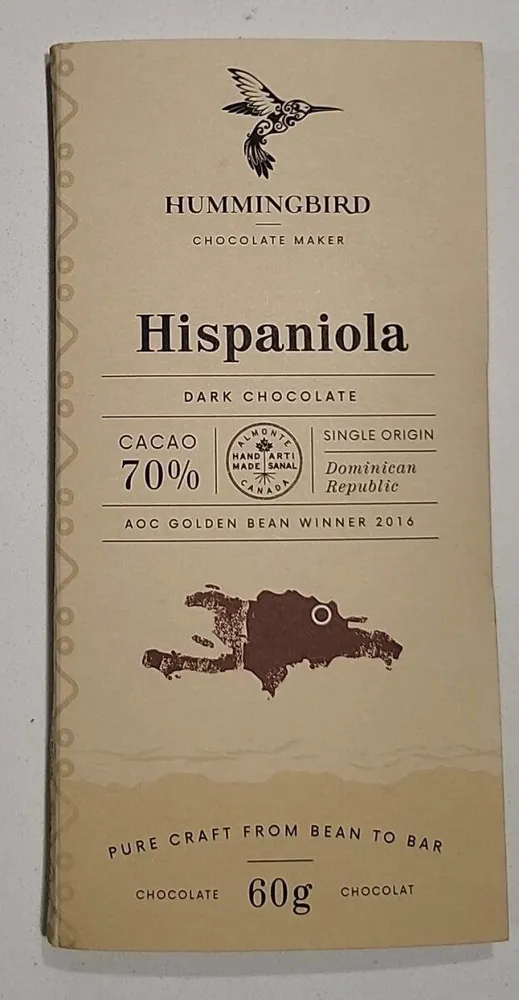 Hispaniola Dark Chocolate 70 percent