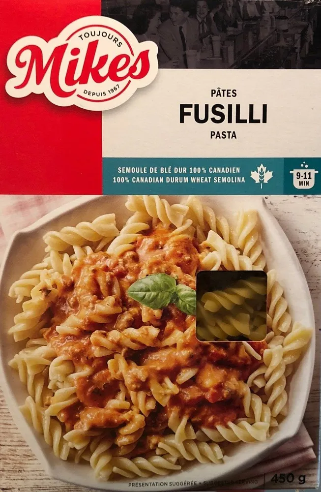 Fusilli pasta