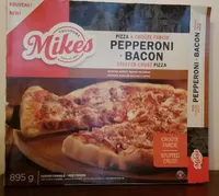 Stuffed Crust Pepperoni and Bacon Pizza