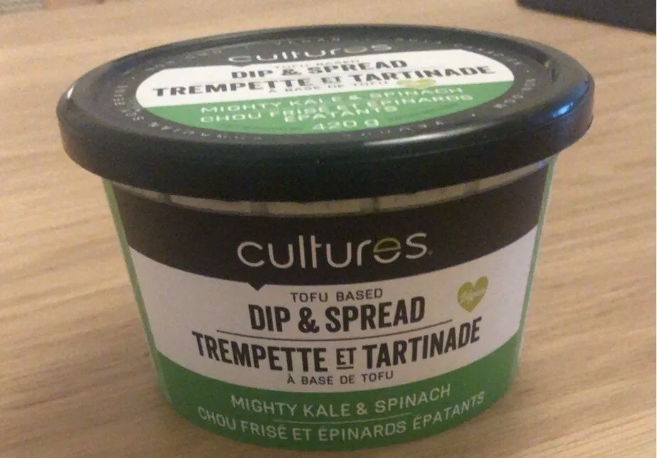 Tofu base Dip & spread mighty kale & spinach