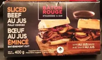 Boeuf au jus émincé
