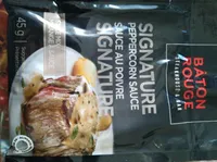 Signature peppercorn sauce