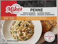 Penne sauce alfredo poulet et bricoli