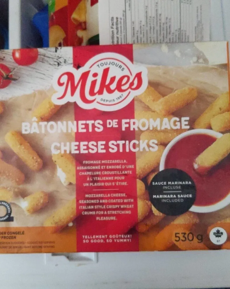 Bâtonnets de fromage
