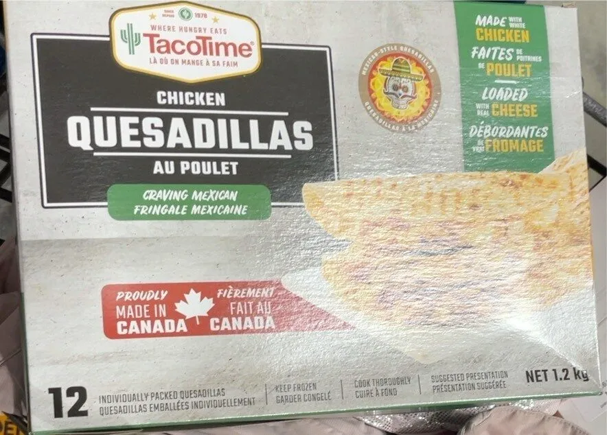 Quesadillas au poulet