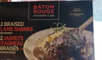 2 jarrets d'agneau braisés