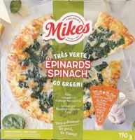 Pizza epinards et fromage mozarella