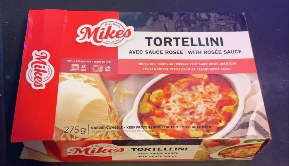 Tortellini avec sauce rosée