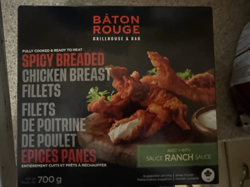 Spicy Breaded Chicken Breast Fillets
