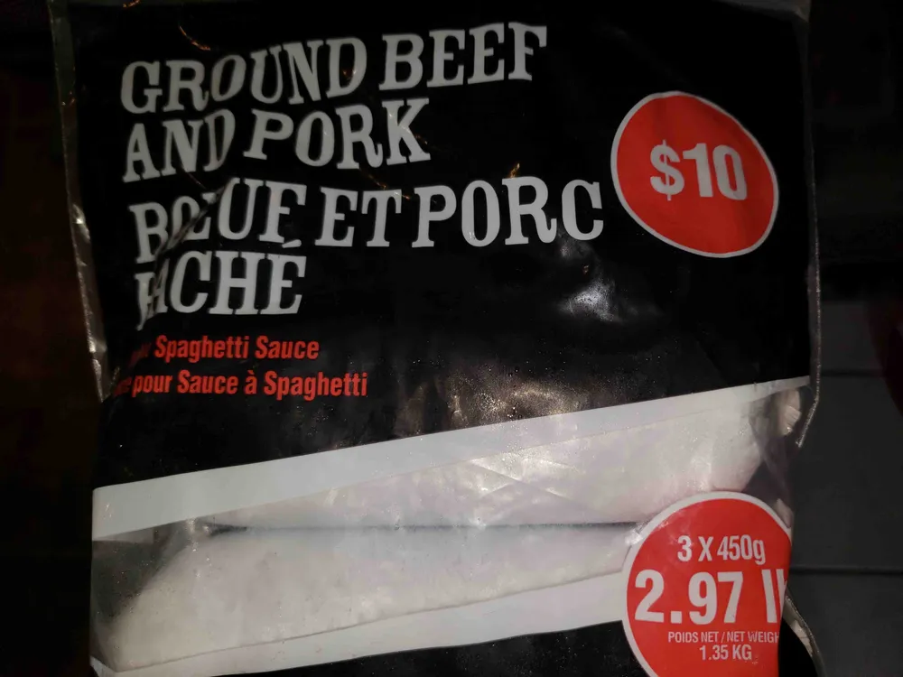 Ground Beef And Pork