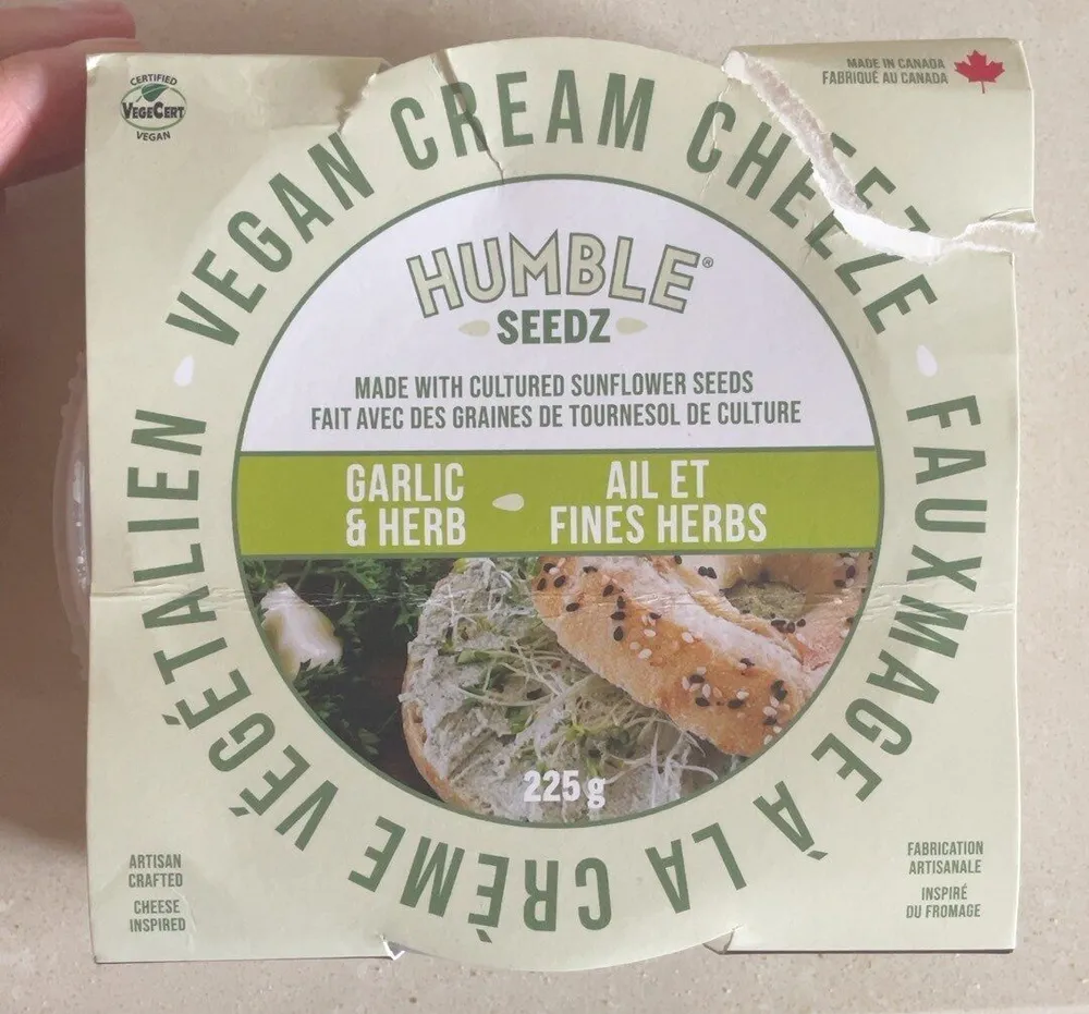 Plant-Based Cream Cheeze Garlic & Herb