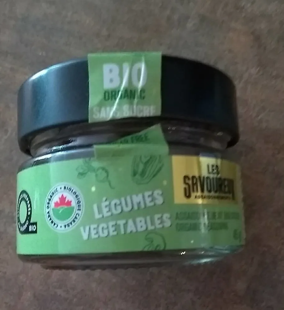 Assaisonnement biologique légumes