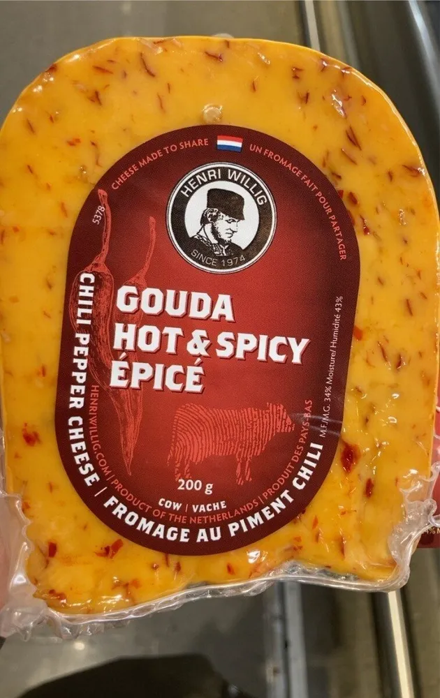 Henri Willig Gouda Hot & Spicy Chili Pepper