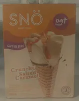 Crunchy Salted Caramel Vegan Cones