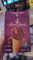 Fudge ice cream cones