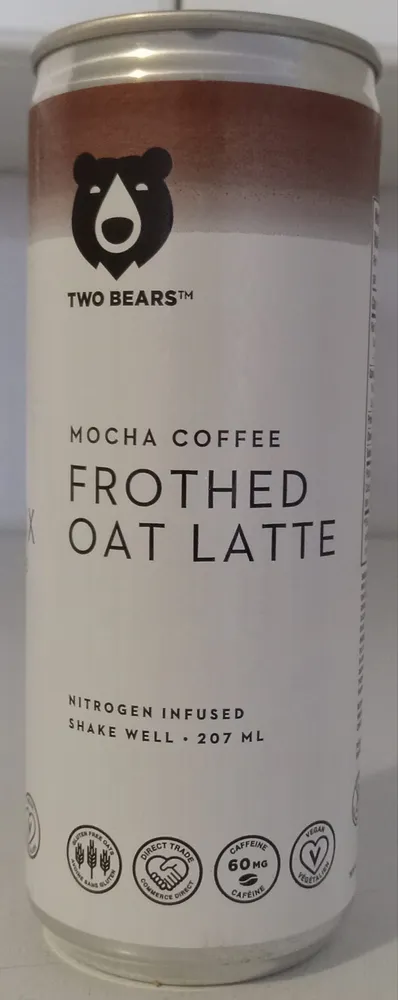 Mocha Coffee Frothed Oat Latte