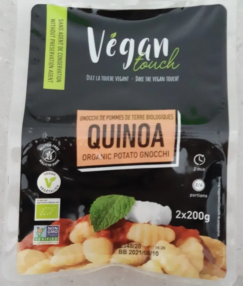 Gnocchi de pommes de terre biologique et quinoa