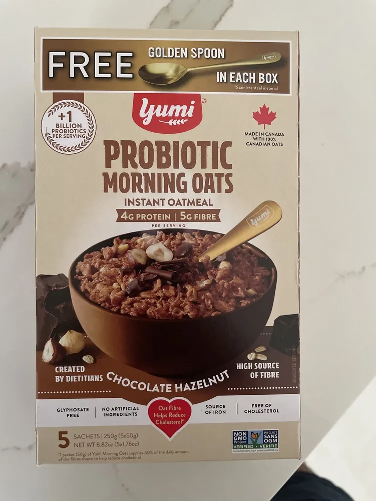 Probiotic Morning Oats (Chocolate Hazelnut)