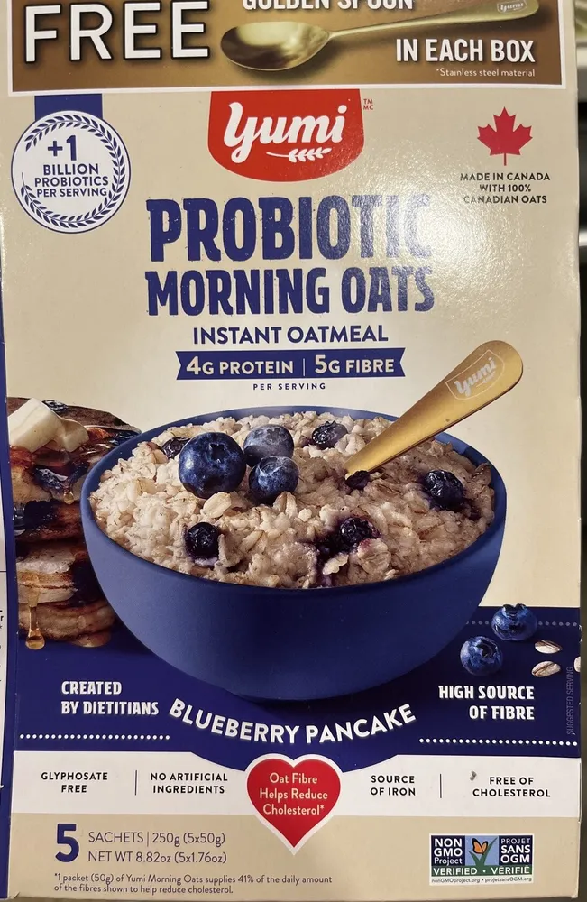 Probiotic Morning Oats - Blueberry Pancake