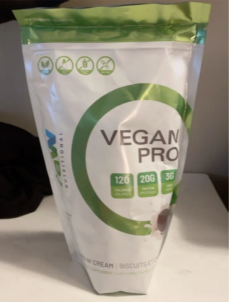 Cookies N’ Cream vegan protein powder