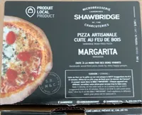 Handmade wood-fired pizza Margarita