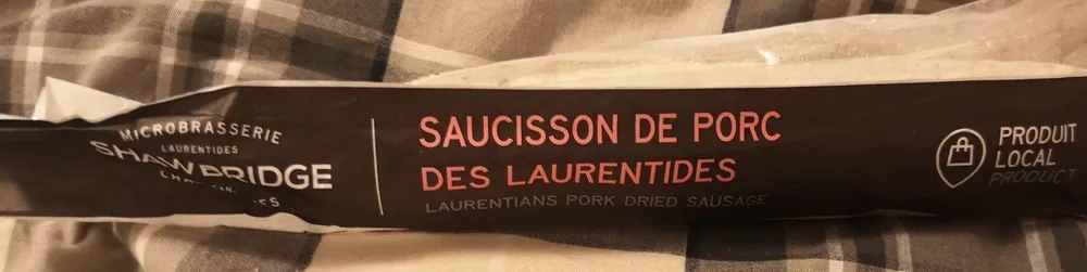 Saucisson de porc des Laurentides