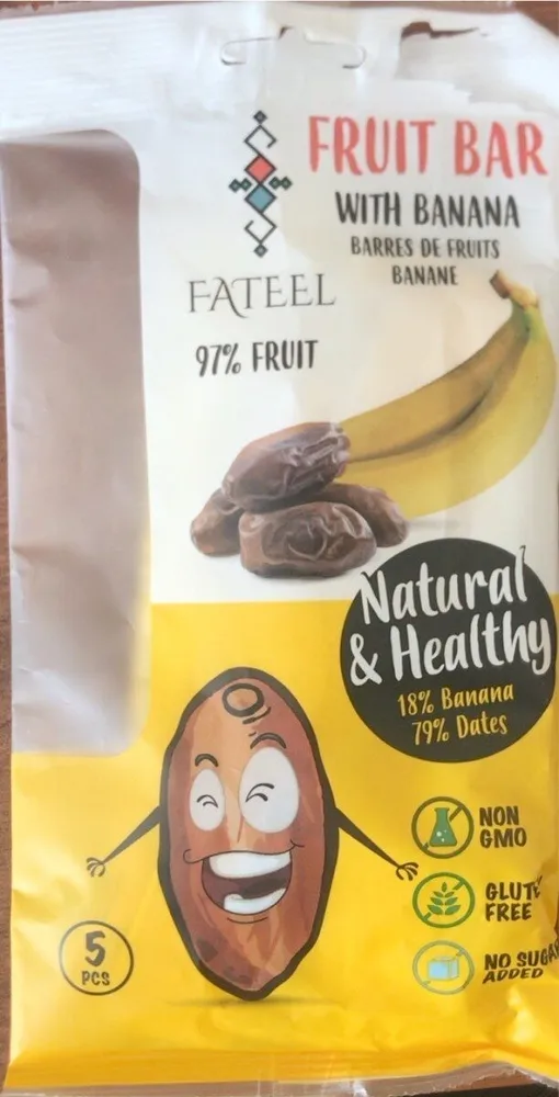Fruit bar with banana