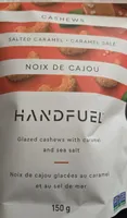 Glazed cashews with caramel and sea salt