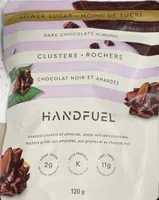 Dark chocolate almond clusters