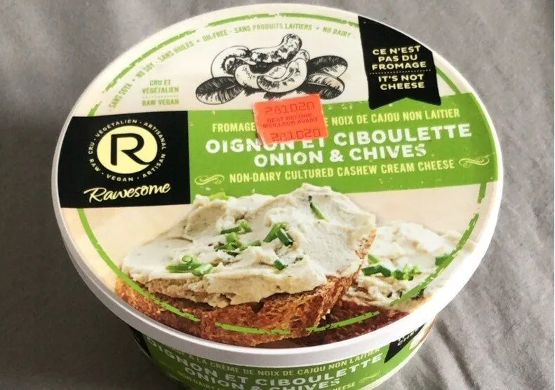Non-Dairy Cultured Cashew Cream Cheese