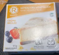 Gateau cru végétalien