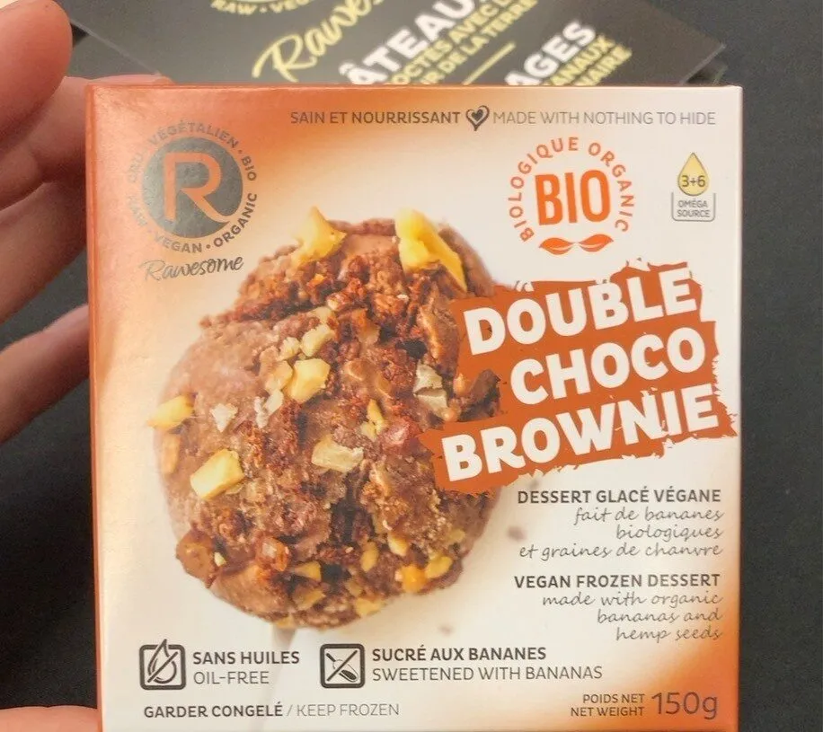 Double choco brownie