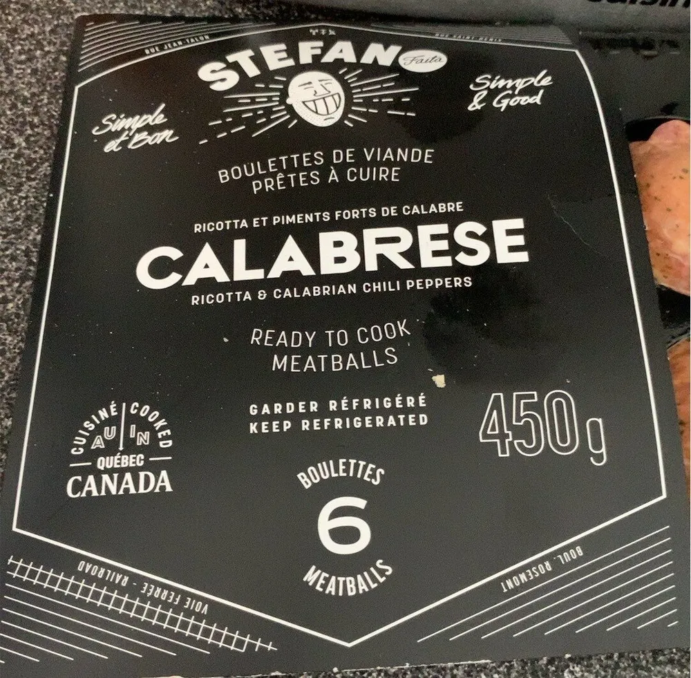 Boulettes de viande Calabrese