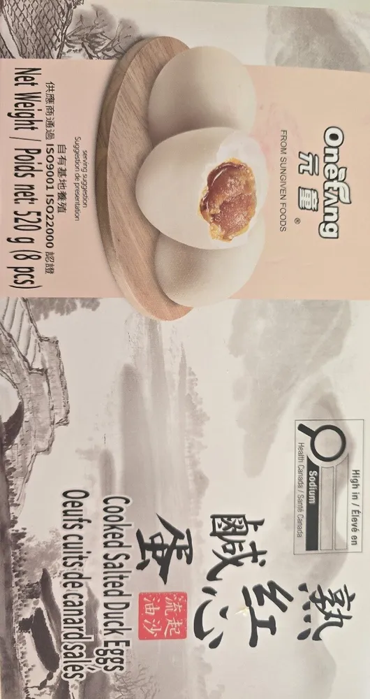 Cooked Salted Duck Eggs