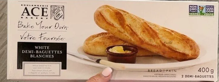 White Demi Baguette