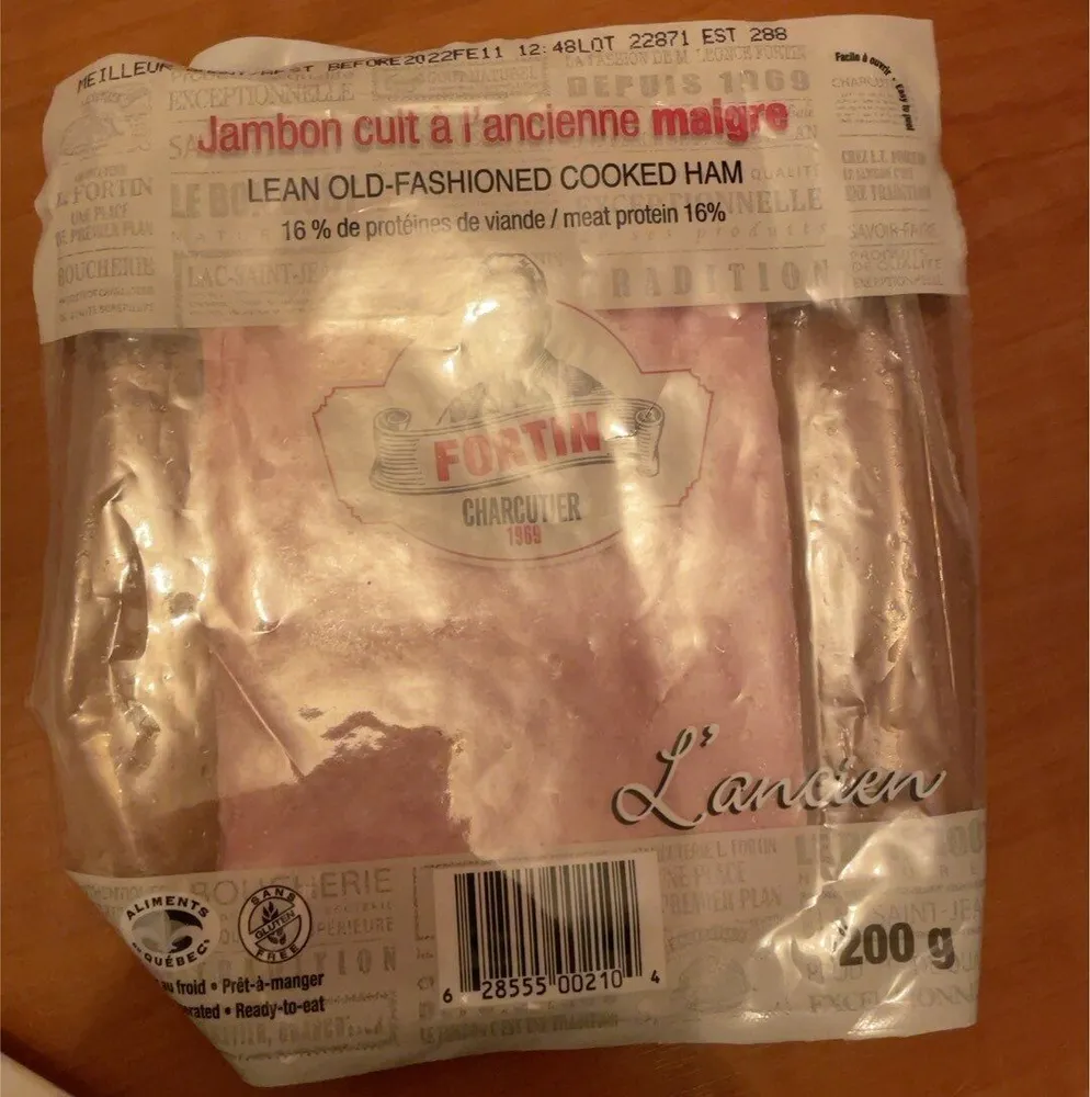 Jambon cuit a lancienne