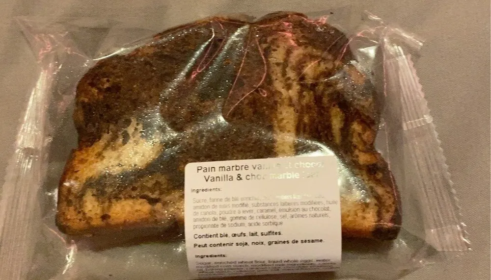 pain marbre vanille et choco