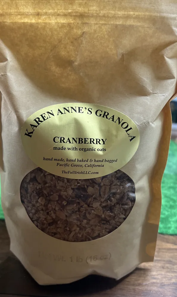 Cranberry made with organic oats