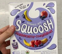 Bio squoosh courgébleuet