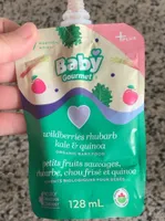 Wildberries rhubarb kale and quinoa baby food