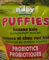 puffies banane et chou vert frisé