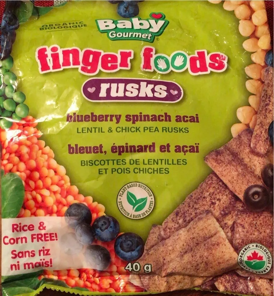 Finger foods bleuets epinards et açaï