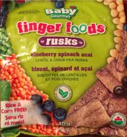 Finger foods bleuets epinards et açaï