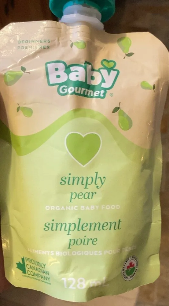 Aliments biologoques pour bébé
