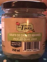 Oeufs de cailles marinés