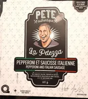 La petezza, pepperoni et saucisses italiennes