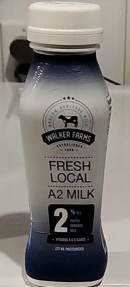 Fresh local A2 milk